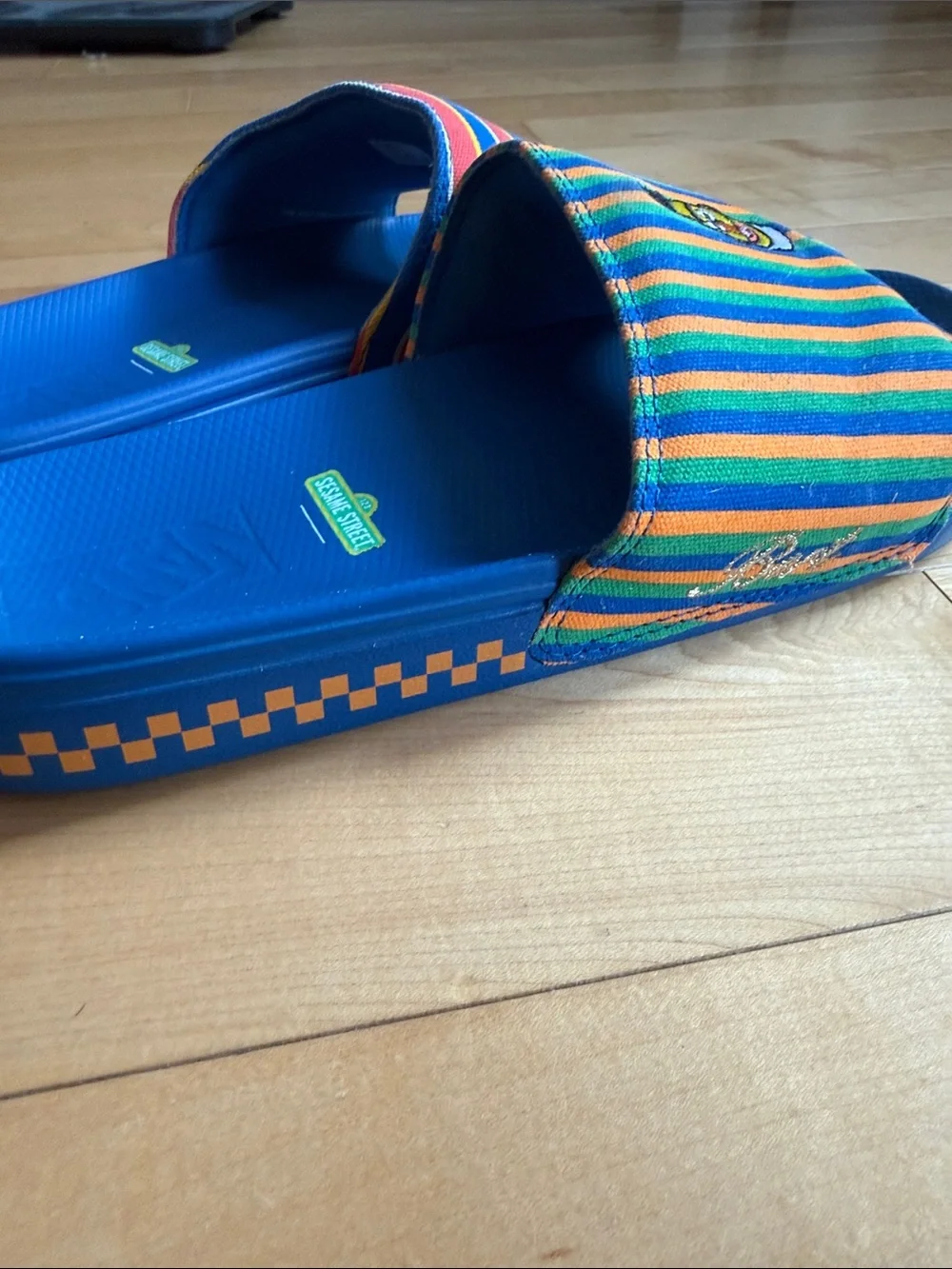 Vans Sesame Street Bert & Ernie Stripe Slide Sandals
